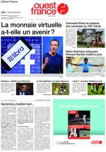 Ouest-France Édition France – 26 juillet 2019