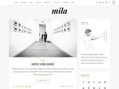 CM - Mila Blog & Shop Theme with Forum 1304173