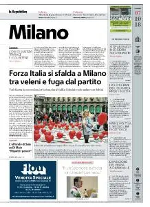 la Repubblica Milano - 7 Ottobre 2018