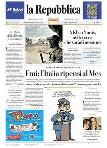 la Repubblica - 28 Gennaio 2024