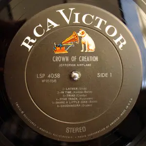 Jefferson Airplane - Crown of Creation (RCA Victor LSP - 4058 Stereo) LP rip in 24 Bit/ 96 Khz 