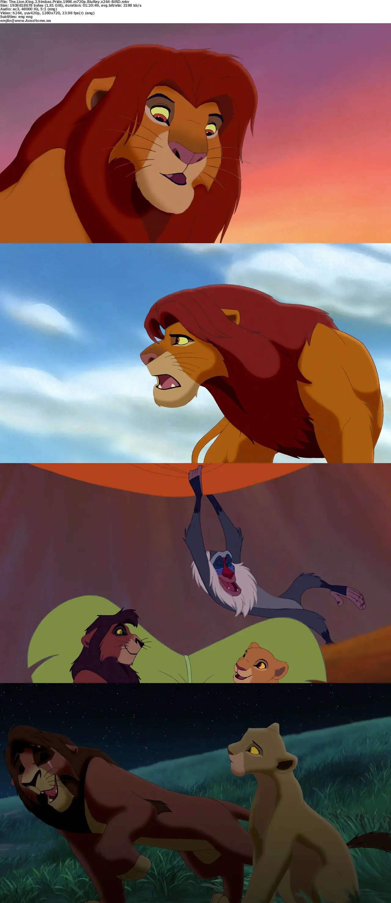 Король лев 2 гордость 1998. The Lion King 1 Simba's Pride 1998.