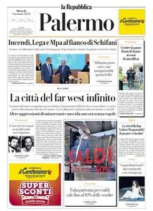 la Repubblica Palermo - 9 Gennaio 2024