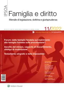 Famiglia e Diritto - Novembre 2022