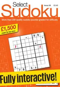 Select Sudoku – 09 March 2017