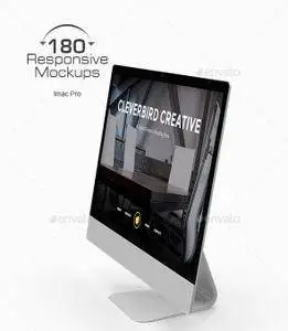 GraphicRiver - 180 Responsive 3D Mockup - Imac Pro