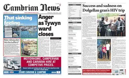 Cambrian News Arfon & Dwyfor – 20 April 2023