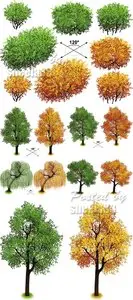 Isometric Trees Vector