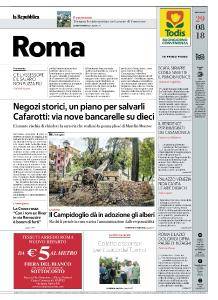 la Repubblica Roma - 29 Agosto 2018