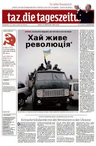 Tageszeitung TAZ vom 24 Februar 2014