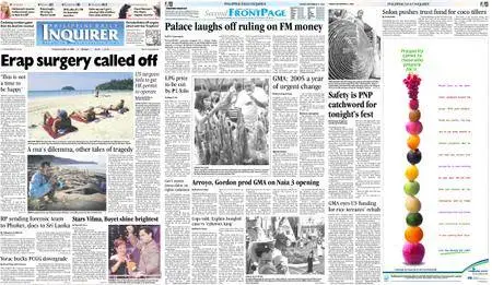 Philippine Daily Inquirer – December 31, 2004
