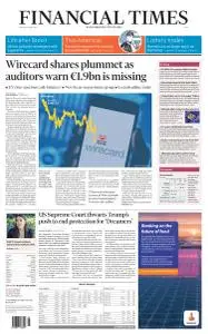 Financial Times Asia - June 19, 2020