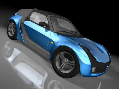 3D Model of Car - Smart Roadster