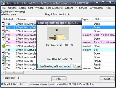 Traction Software Batch & Print Pro 6.06