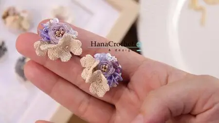 Learn How To Make Rose Embroidery Earrings