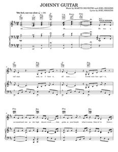 Johnny Guitar - Joel Higgins, Johnny Guitar Musical (Piano-Vocal-Guitar)