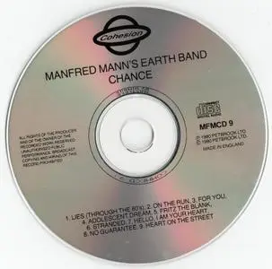 Manfred Mann's Earth Band - Chance (1980) {1999, Reissue} Re-Up