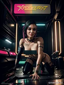 AI Judy Alvarez - Cyberpunk 2077 (AI Generated)