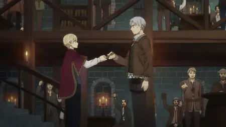 Ookami to Koushinryou Merchant Meets the Wise Wolf - 16 - Night of the Festival and Misaligned Gear (1080p AV1 10Bit OPUS