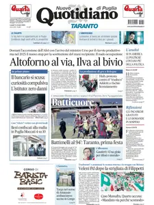 Quotidiano di Puglia Taranto - 14 Ottobre 2024