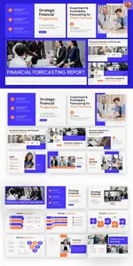 Financial Forecasting Report - PowerPoint Template 7A9JLN4