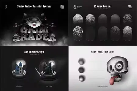 Grim Shader Brushes for Affinity