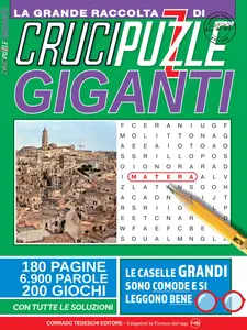 Crucipuzzle Giganti - 10 Dicembre 2024