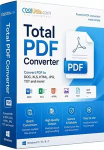 Coolutils Total PDF Converter 6.5.0.184 (x64) Multilingual Portable
