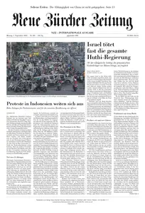 Neue Zürcher Zeitung (International) - 1 September 2025