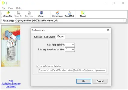 ExcelFile Viewer 3.5 Build 396
