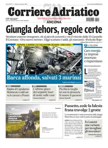 Corriere Adriatico Ancona - 4 Gennaio 2025