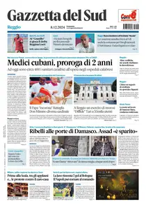 Gazzetta del Sud Reggio Calabria - 8 Dicembre 2024