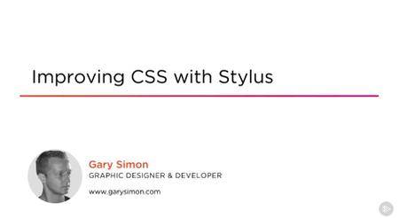 Improving CSS with Stylus
