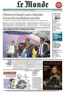 Le Monde du Vendredi 10 Avril 2015