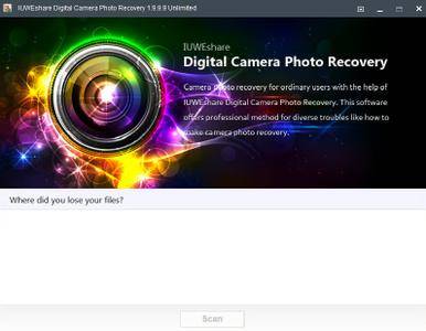 IUWEshare Digital Camera Photo Recovery 1.9.9.9 Unlimited Portable