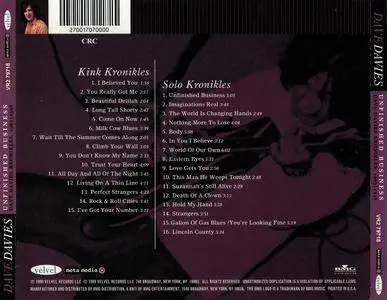 Dave Davies - Unfinished Business: Dave Davies Kronikles, 1961-1998 (1999) 2CDs