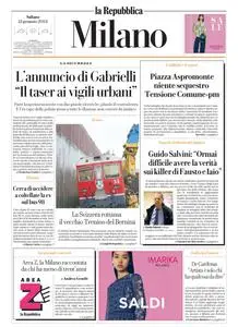 la Repubblica Milano - 13 Gennaio 2024