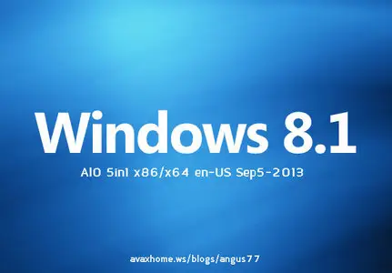Windows 8.1 AIO 5in1 x86/x64 en-US Sep5-2013