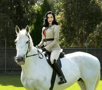 Dita Von Teese - Andrew Tauber Photoshoot  for mX Melbourne on November 4, 2013