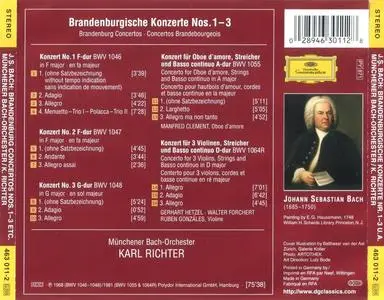 Karl Richter, Münchener Bach-Orchester - Bach: Brandenburgische Konzerte Nos.1-6, Konzerte BWV 1055, 1060R & 1064 (2009)