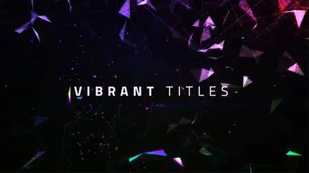 Vibrant Titles - Project for After Effects (VideoHive)