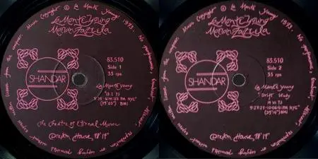 La Monte Young & Marian Zazeela - The Theatre Of Eternal Music: Dream House 78’17” (1973) {Vinyl, Shandar 83 510 rel 1974}