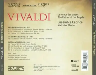 Matthias Maute, Ensemble Caprice - Antonio Vivaldi: The Return of the Angels (2011)