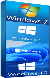 Windows All (7, 8.1, 10, 11) All Editions With Updates AIO 51in1 April 2024 Preactivated