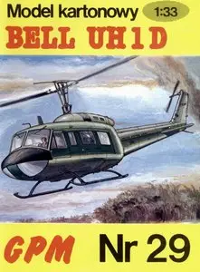 Model Kartonowy №29 - Bell UH 1D