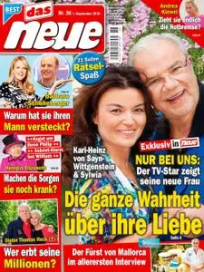 Das Neue – 01. September 2018