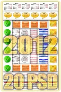 20 Calendar Grid In 2012