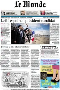 Le Monde et Suppléments du Dimanche 6 et Lundi 7 Mai 2012