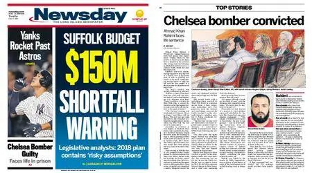 Newsday – October 17, 2017