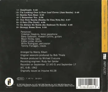 Coleman Hawkins - Desafinado (1962) {Impulse! IMP12272 rel 1997}